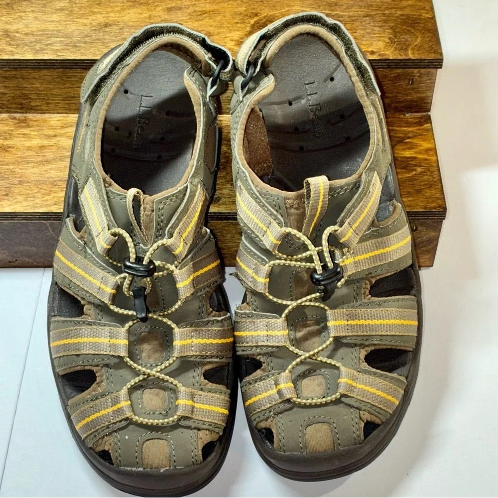 L.L. Bean Men's Size 8.5 Explorer Outdoor Sport Water Hiking Fishing Sandals